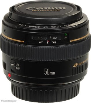 Canon EF 50mm f/1.4 USM Lens