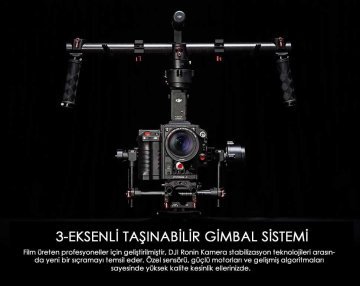 DJI Ronin 3 Eksen Gimbal Stabilizer Sistem