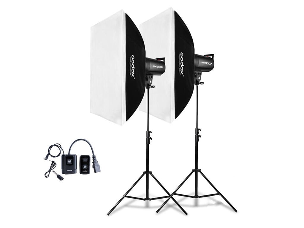 Godox SK400II 2'li Paraflaş Seti