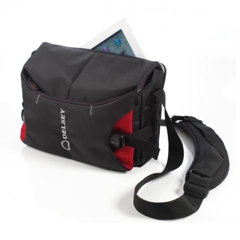 Delsey Pro Road 13 Siyah Omuz Çantası