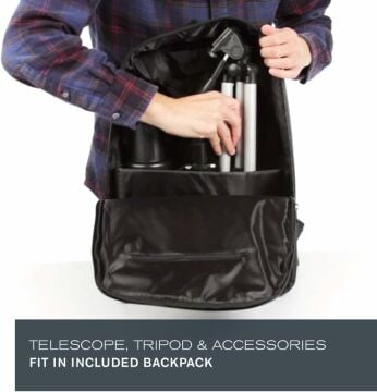 ​Celestron 22030 Travel Scope 80 Taşınabilir Teleskop (Telefon Adaptörü Hediye)