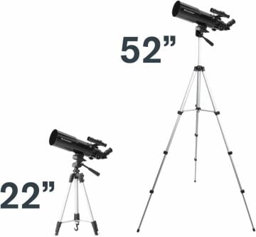 ​Celestron 22030 Travel Scope 80 Taşınabilir Teleskop (Telefon Adaptörü Hediye)