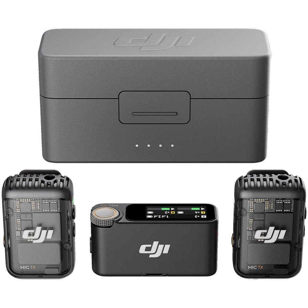 DJI Mic 2 Kablosuz Mikrofon Seti  ( 2 Kişilik )
