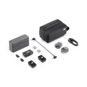 DJI Mic 2 Kablosuz Mikrofon Seti  ( 2 Kişilik )