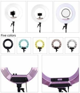Fancier FL-06 Ring Light Led Siyah Ayaklı Halka Işık