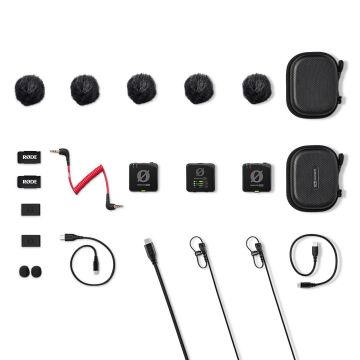 Rode Wireless Pro | 2 Kişilik Kablosuz Yaka Mikrofonu